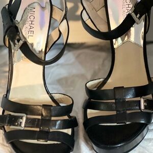 Michael Kors Grace Platform Heels in Black size 9M
